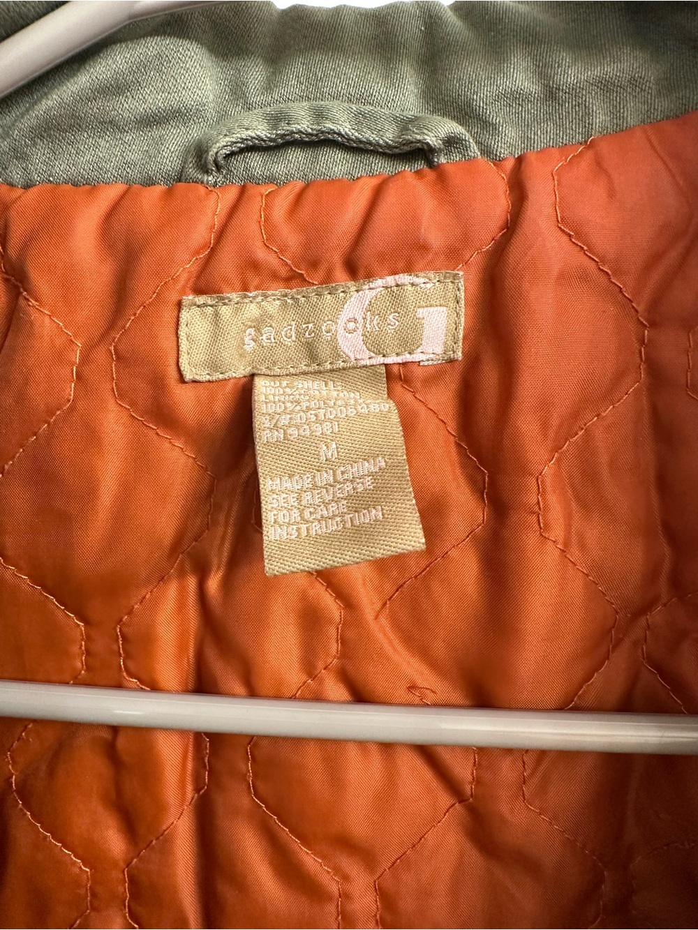 Green Utility Style Jacket - Picture 5 of 5